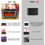 ⁦Diffuseur d’huiles essentielles et humidificateur à flamme⁩ - الصورة ⁦4⁩
