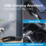 ⁦Aspirateur de voiture sans fil 10000PA Rechargeable – مكنسة كهربائية لاسلكية⁩ - الصورة ⁦4⁩