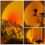 ⁦Astronaute Lampe de coucher de soleil pour chambre et décoration intérieure⁩ - الصورة ⁦3⁩