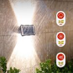 ⁦2x PCS Projecteur Solaire Étanche IP65 pour Jardin et Terrasse⁩ - الصورة ⁦2⁩