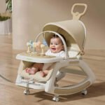 Chaise à bascule portable pour enfants avec poignée parentale inclinaison multi-positions – كرسي أطفال بعدة وضعيات للجلوس