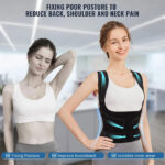 ⁦Support Dorsal Respirant et Réglable pour la Correction de la Posture – حزام شد الظهر⁩ - الصورة ⁦2⁩