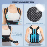 ⁦Support Dorsal Respirant et Réglable pour la Correction de la Posture – حزام شد الظهر⁩ - الصورة ⁦4⁩