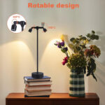 ⁦Lampe de bureau LED rétro à double tête rotative à 360 degré – مصباح مكتب بعدة أوضاع إضاءة⁩ - الصورة ⁦6⁩