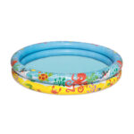 ⁦Piscine Ronde Gonflable Avec Bouée Et Ballon De Plage 122 x 20 cm Bestway #51124⁩ - الصورة ⁦3⁩