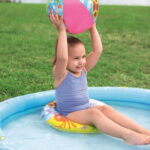 ⁦Piscine Ronde Gonflable Avec Bouée Et Ballon De Plage 122 x 20 cm Bestway #51124⁩ - الصورة ⁦8⁩