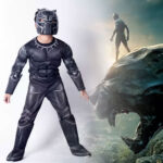 ⁦Tenue de Deguisement Black Panter Pour Enfants⁩ - الصورة ⁦2⁩