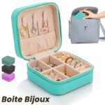 Firla Mini Boîte à Bijoux en cuir avec fermeture éclair – علبة تنظيم المجوهرات