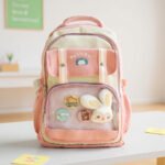 Sac à Dos Scolaire pour Enfants Style Kawaii BoShiKai Rose – حقيبة ظهر مدرسية للأطفال وردي