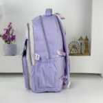⁦Sac à Dos Scolaire pour Enfants Style Kawaii BoShiKai Mauve – حقيبة ظهر مدرسية للأطفال بنفسجي⁩ - الصورة ⁦6⁩