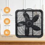 ⁦Ventilateur de table avec pales aérodynamiques 3 Vitesses – مروحة مكتب حجم كبير⁩ - الصورة ⁦3⁩