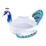 ⁦Bouée de piscine Design Paon 3D pour Enfants – حوض سباحة على شكل طائر⁩ - الصورة ⁦3⁩