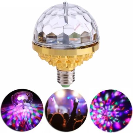 Lampe jeux de lumière multi couleur rotative Disco Ball