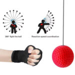 ⁦Balle de Boxe Reflex pour améliorer la coordination œil-main 3Pcs⁩ - الصورة ⁦2⁩