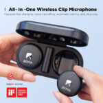 ⁦Microphone Cravate Sans Fil BOYA Omic-U IPhone Type C – ميكروفون بويا أصلي⁩ - الصورة ⁦2⁩