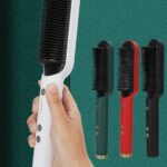 ⁦Brosse à cheveux chauffante en céramique 6 niveaux de chaleur 360° – Lisseur HQT-909B⁩ - الصورة ⁦2⁩