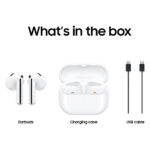 ⁦Écouteurs Bluetooth sans fil Samsung Galaxy Buds 3 contrôle tactile – سماعات بلوتوث لاسلكية⁩ - الصورة ⁦2⁩