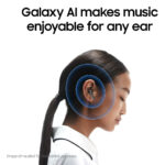 ⁦Écouteurs Bluetooth sans fil Samsung Galaxy Buds 3 contrôle tactile – سماعات بلوتوث لاسلكية⁩ - الصورة ⁦3⁩