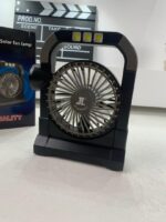 ⁦Ventilateur portable rechargeable avec lampe torche JL-9522 – مروحة محمولة مع مصباح⁩ - الصورة ⁦7⁩
