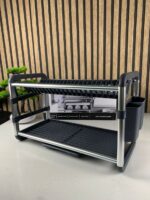 ⁦Egouttoir à Vaisselle en Aluminium de Haute Qualité 2 étages SX-842 – منظم أواني الغسيل⁩ - الصورة ⁦6⁩