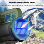 ⁦Lanterne de camping LED Rechargeable avec Ventilateur et 4 modes d’éclairage – مصباح ومروحة محمولة⁩ - الصورة ⁦6⁩