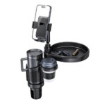 ⁦Plateau extensible 4 en 1 avec support de téléphone pour voiture – حامل أغراض ومشروبات في السيارة⁩ - الصورة ⁦6⁩