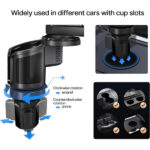 ⁦Plateau extensible 4 en 1 avec support de téléphone pour voiture – حامل أغراض ومشروبات في السيارة⁩ - الصورة ⁦4⁩