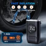 ⁦Compresseur d'Air Portable 150 PSI avec Lampe LED – منفاخ هواء محمول مع إضاءة⁩ - الصورة ⁦2⁩