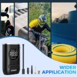 ⁦Compresseur d'Air Portable 150 PSI avec Lampe LED – منفاخ هواء محمول مع إضاءة⁩ - الصورة ⁦3⁩