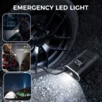 ⁦Compresseur d'Air Portable 150 PSI avec Lampe LED – منفاخ هواء محمول مع إضاءة⁩ - الصورة ⁦5⁩
