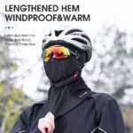 ⁦Pack Moto Hiver Cagoule Professionnel + Gants Pro Biker respirants avec protections antidérapantes⁩ - الصورة ⁦2⁩