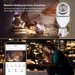 ⁦Caméra de Sécurité Ampoule à Double Objectif Suivi Automatique – كاميرة مراقبة بميزة التتبع الذاتي⁩ - الصورة ⁦5⁩