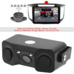 ⁦Kit de caméra de recule avec double capteur de de stationnement – كاميرة خلفية مع رادارات خلفية⁩ - الصورة ⁦5⁩