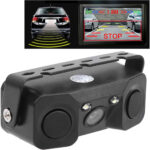 ⁦Kit de caméra de recule avec double capteur de de stationnement – كاميرة خلفية مع رادارات خلفية⁩ - الصورة ⁦3⁩