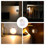 ⁦Lampe COB à détecteur de mouvement portable à 360 °⁩ - الصورة ⁦5⁩