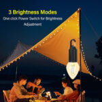 ⁦Lampes rechargeables avec crochet à clip, 3 modes d'éclairage⁩ - الصورة ⁦6⁩