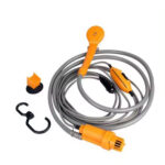 ⁦Douche Extérieure Portable Pour Camping et Voiture DC 12 V⁩ - الصورة ⁦2⁩