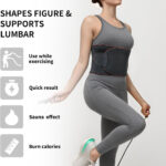⁦Ceinture de sudation pour Homme et Femme avec Poche Extérieure – حزام تنحيف⁩ - الصورة ⁦4⁩