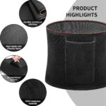 ⁦Ceinture de sudation pour Homme et Femme avec Poche Extérieure – حزام تنحيف⁩ - الصورة ⁦3⁩