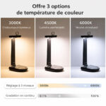 ⁦Lampe de bureau et chargeur de téléphone portable sans fil 15 W – مصباح مكتب وشاحن لاسلكي⁩ - الصورة ⁦2⁩