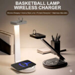 ⁦Lampe de bureau et chargeur de téléphone portable sans fil 15 W – مصباح مكتب وشاحن لاسلكي⁩ - الصورة ⁦4⁩