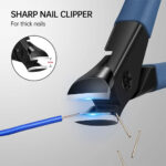 ⁦Coupe-ongles courbés en acier inoxydable pour ongles épais – مقص أظافر بتصميم منحني للأظافر السميكة⁩ - الصورة ⁦3⁩