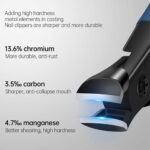 ⁦Coupe-ongles courbés en acier inoxydable pour ongles épais – مقص أظافر بتصميم منحني للأظافر السميكة⁩ - الصورة ⁦4⁩