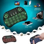 ⁦Clavier et Pad sans fil Tricolor rétroéclairé USB multimédia contrôle⁩ - الصورة ⁦2⁩
