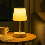 ⁦Lampe de chevet télescopique LED rechargeables lumière chaude – مصباح تيليسكوبي بإضاءة دافئة⁩ - الصورة ⁦6⁩
