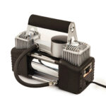 ⁦Compresseur automobile à double piston, 70 L/min, tuyau de 3 mètres, 12 V⁩ - الصورة ⁦2⁩