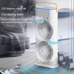 ⁦Refroidisseur Portable à Double Ventilateur – جهاز تبريد محمول⁩ - الصورة ⁦3⁩