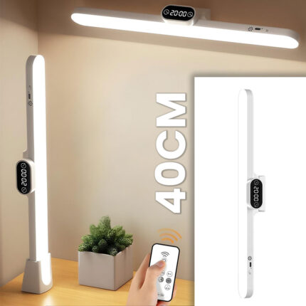 Barre lumineuse LED rechargeable tactile avec 3 modes de couleurs et minuterie GM – مصباح مغناطيسي قابل للتثبيت في عدة أماكن