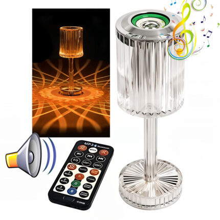 Lampe Cristal LED avec Haut-Parleur Bluetooth – مكبر صوت ومصباح كريستالي