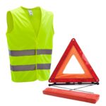 ⁦Kit de Sécurité Triangle Et Gilet De Signalisation De Secours⁩ - الصورة ⁦2⁩